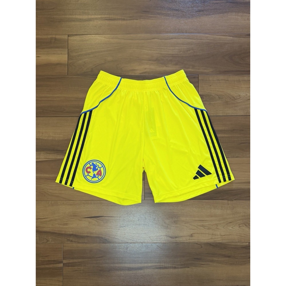NWT adidas Club America 2025/26 Home Yellow Shorts JN8611 Men's Size Medium M